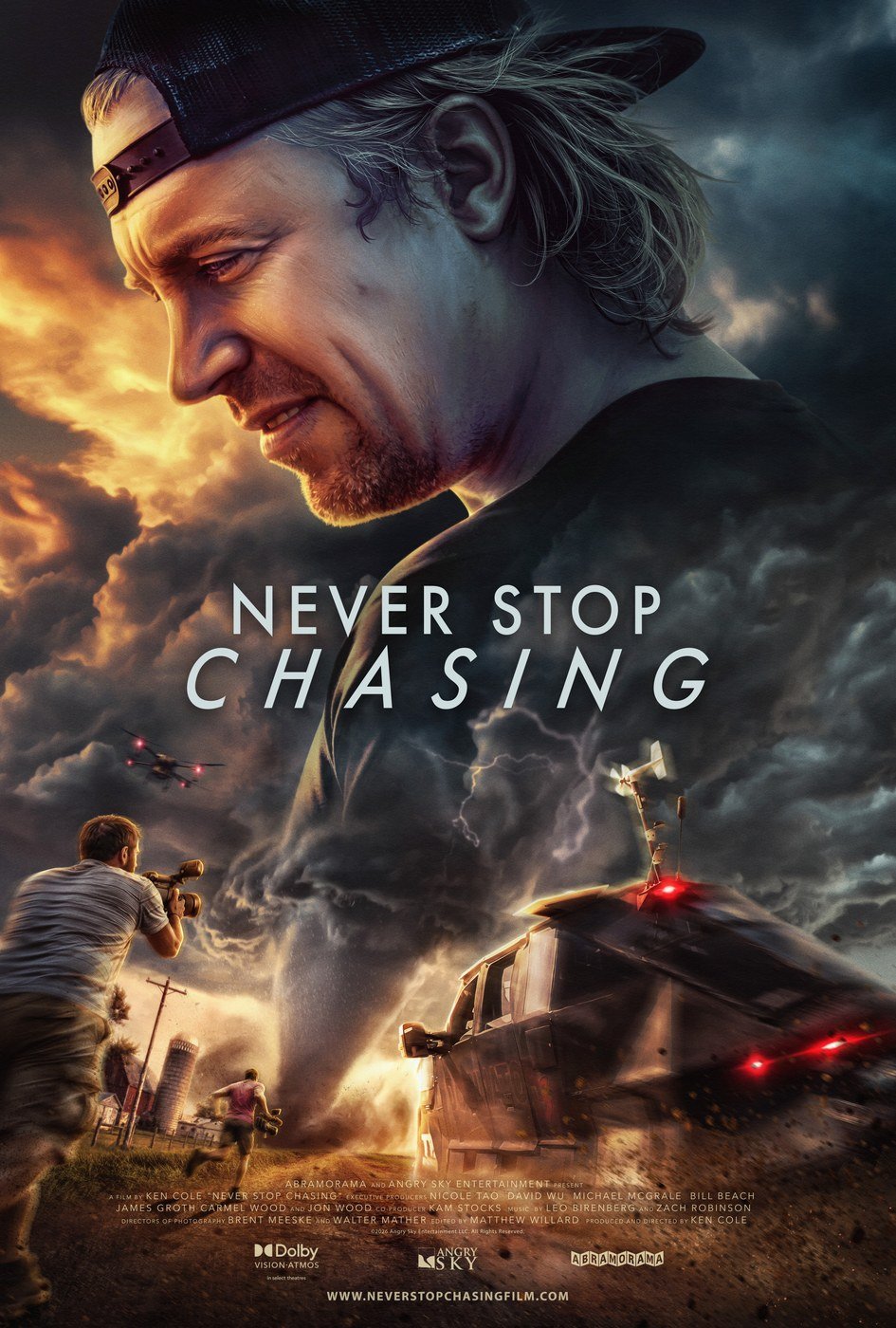 Never Stop Chasing — theatrical poster